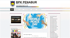 Desktop Screenshot of bpkpenabur.or.id